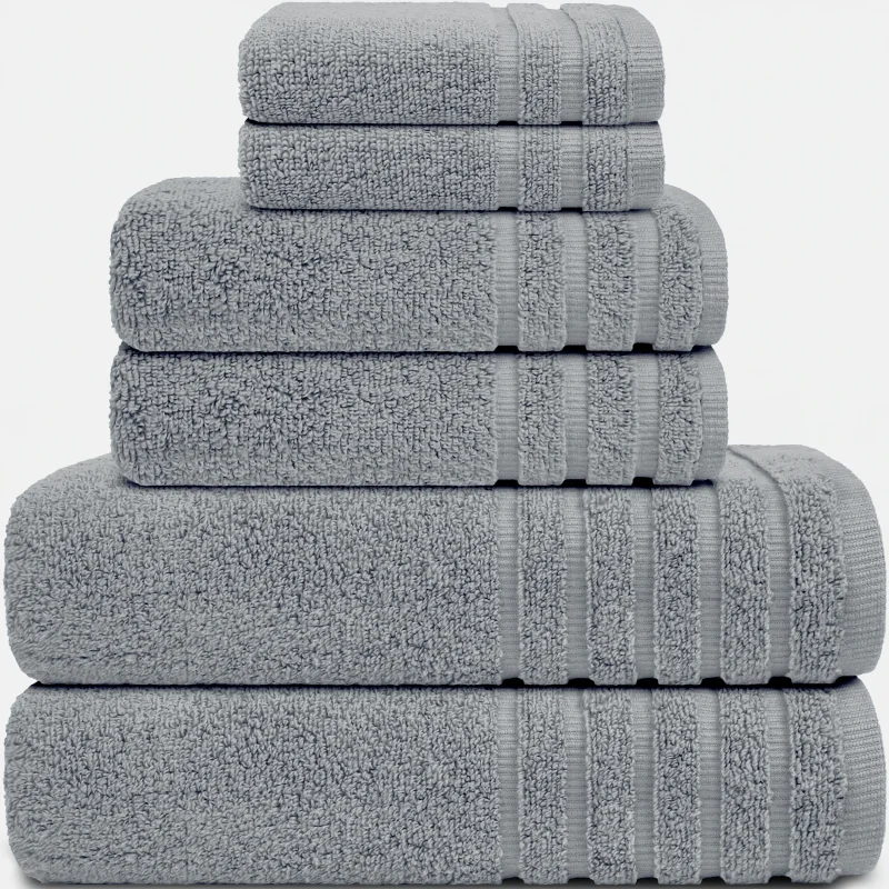 Royale Classic Luxury Towel Set Light Grey