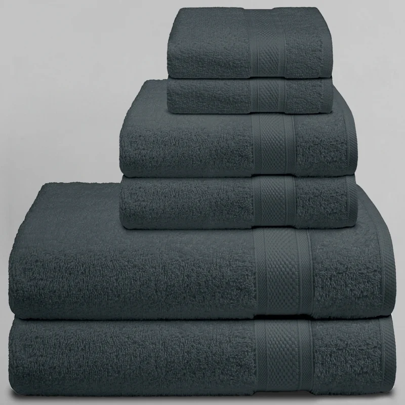 Imperial Towel Set Charcoal Grey