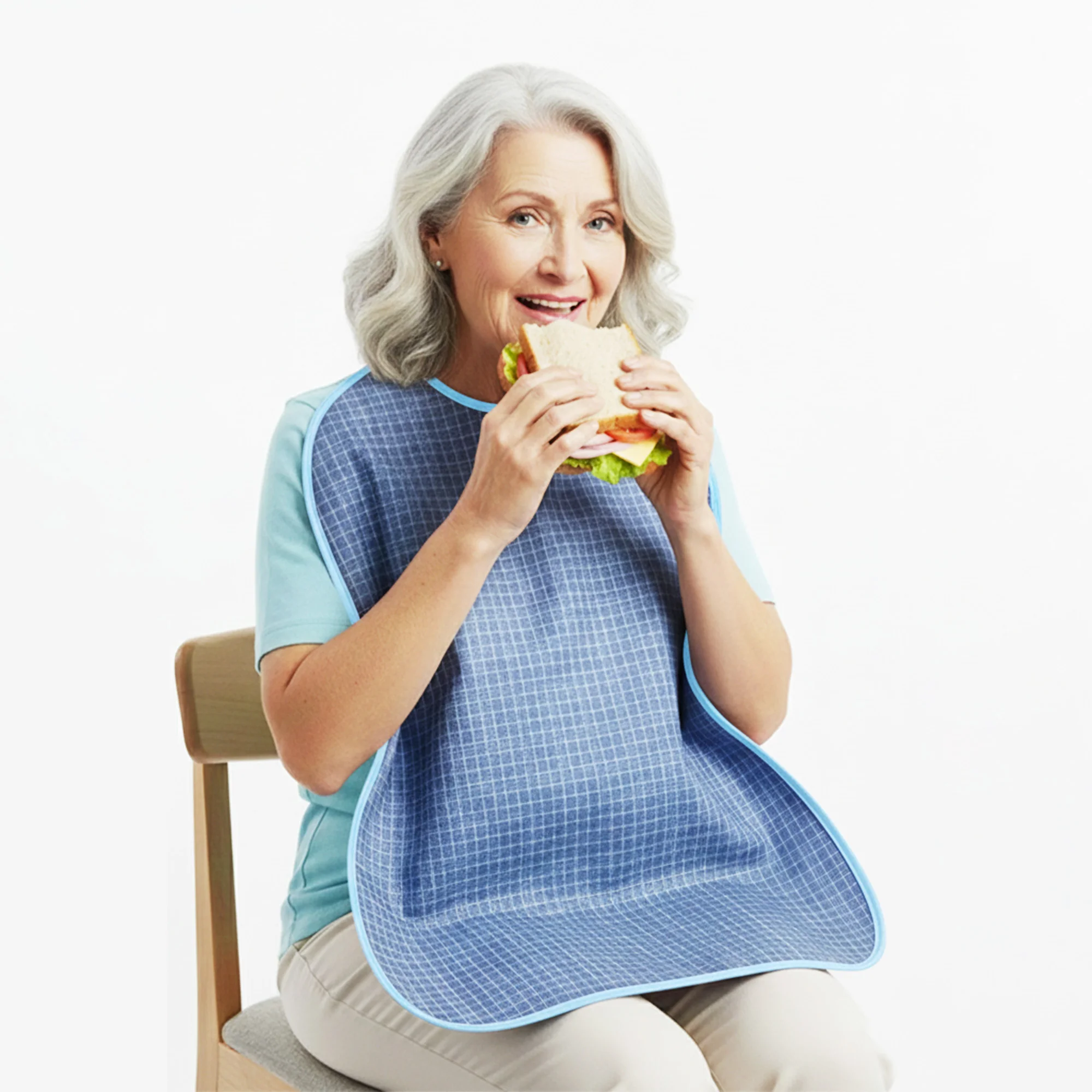 Adult Bib Related 1st Image Blue