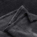 Polar Fleece Blanket Dark Grey Double2