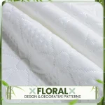 Premium Bamboo Fabric Mattress Protector - Floral Design2