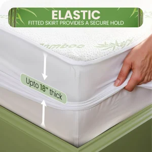 Bamboo Mattress Pad (Dot Design) 2nd Image