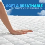Waterproof Fitted Mattress Pad3