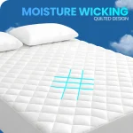 Waterproof Fitted Mattress Pad4