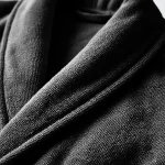 Imperial Shawl Collar Bathrobe Black Large4