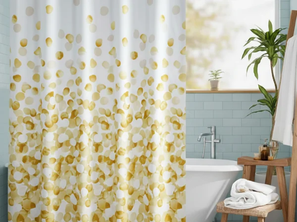 Hookless Shower Curtain Petals