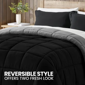 Microfiber Reversible Comforter