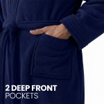 Luxury Kimono Collar Velour Bathrobe NB Large4