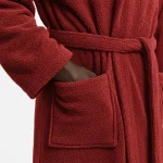 Everest Bathrobe Hooded Burgundy Large4