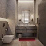 Yukon Bath Mats Burgundy4