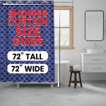 Premium Hookless Shower CurtainA4