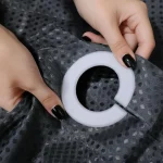 Hookless Shower Curtain Sheer Top 4