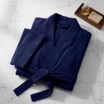 Luxury Kimono Collar Velour Bathrobe NB Large6