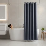 Hookless Shower Curtain Sheer Top 6