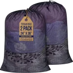 Black Mesh Laundry Bags 24x36