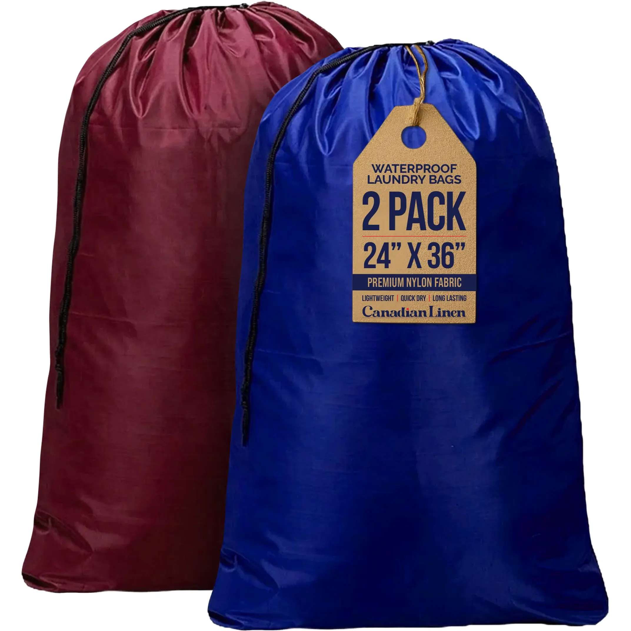 Red n Blue Nylon Laundry Bags 24x36