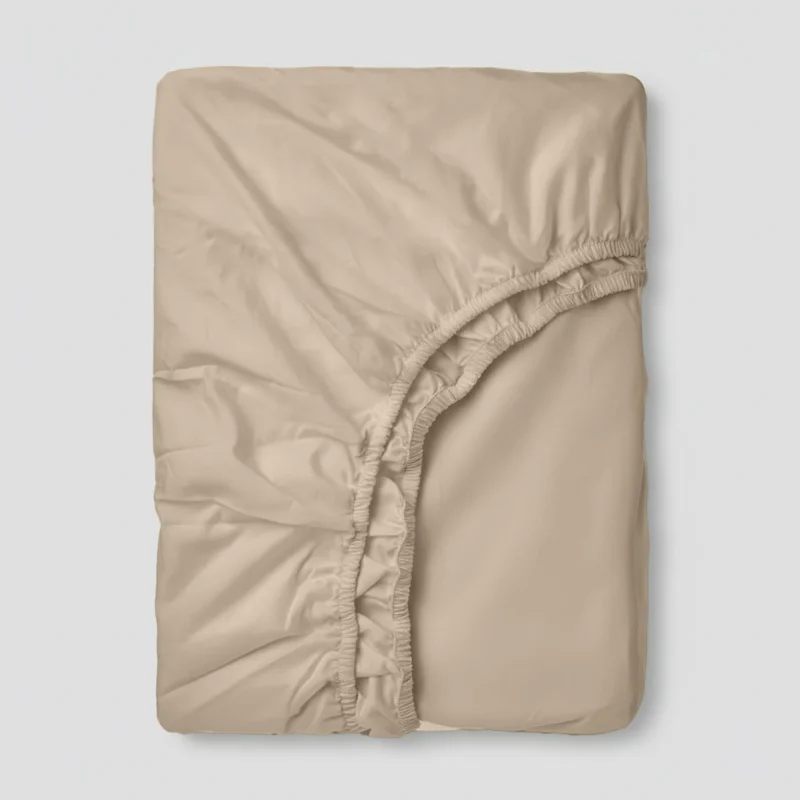 Premium Bone Color Bed Sheets Fitted XL