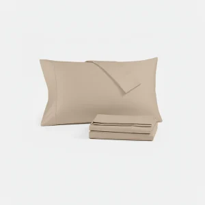Premium Bone Color Pillow Case Queen