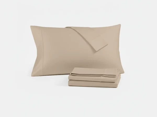 Premium Bone Color Pillow Case Queen