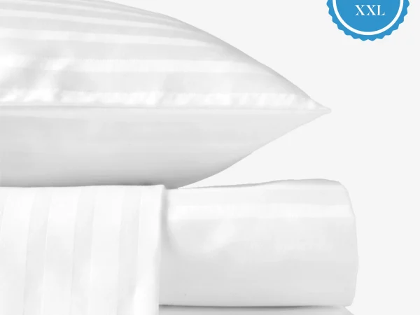 Striped flat Double bed sheet XXL