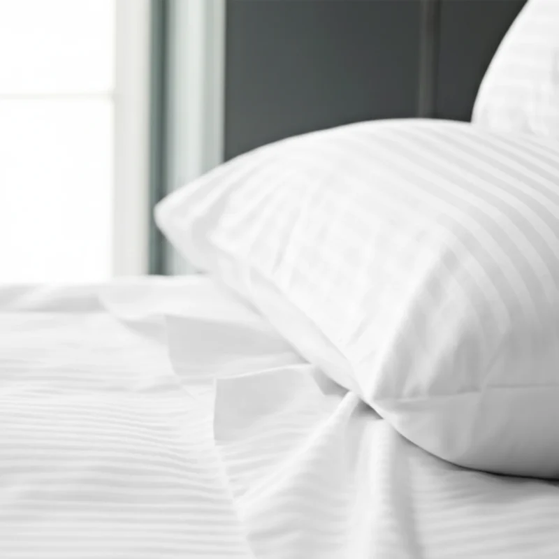 Striped flat Double bed sheet XXL2