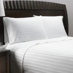 Striped flat King bed sheet XXL4