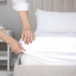 T-250 Luxury Plain Fitted Bed Sheet Double XXL2