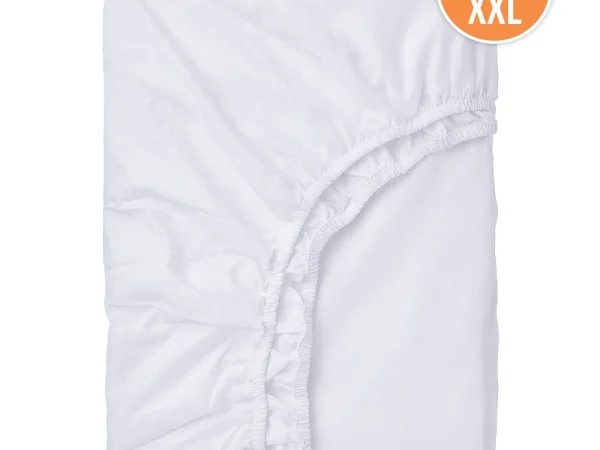 T-250 Luxury White Bed Sheet Fitted XXL - 1 Piece